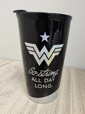 Wonder Woman Holographic Travel Mug – Go Strong All Day Long